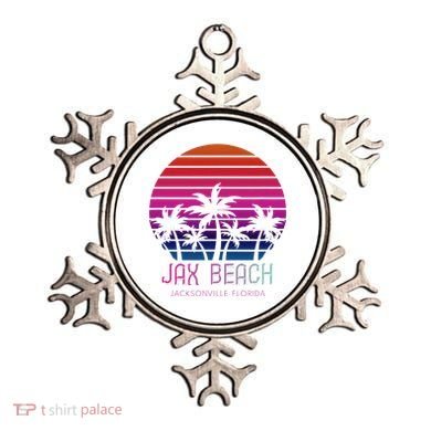 80s 90s Jacksonville Florida Vacation Jax Beach Ornament