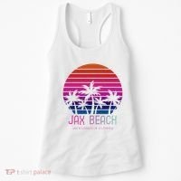 80s 90s Jacksonville Florida Vacation Jax Beach Women's Tank Top thumb 0
