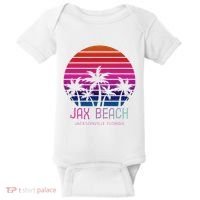 80s 90s Jacksonville Florida Vacation Jax Beach Baby Bodysuit thumb 0