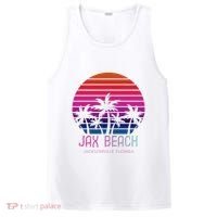 80s 90s Jacksonville Florida Vacation Jax Beach PosiCharge Competitor Tank thumb 0