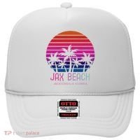 80s 90s Jacksonville Florida Vacation Jax Beach Hat thumb 0