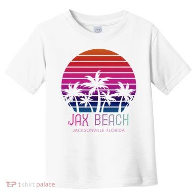 80s 90s Jacksonville Florida Vacation Jax Beach Toddler T-Shirt