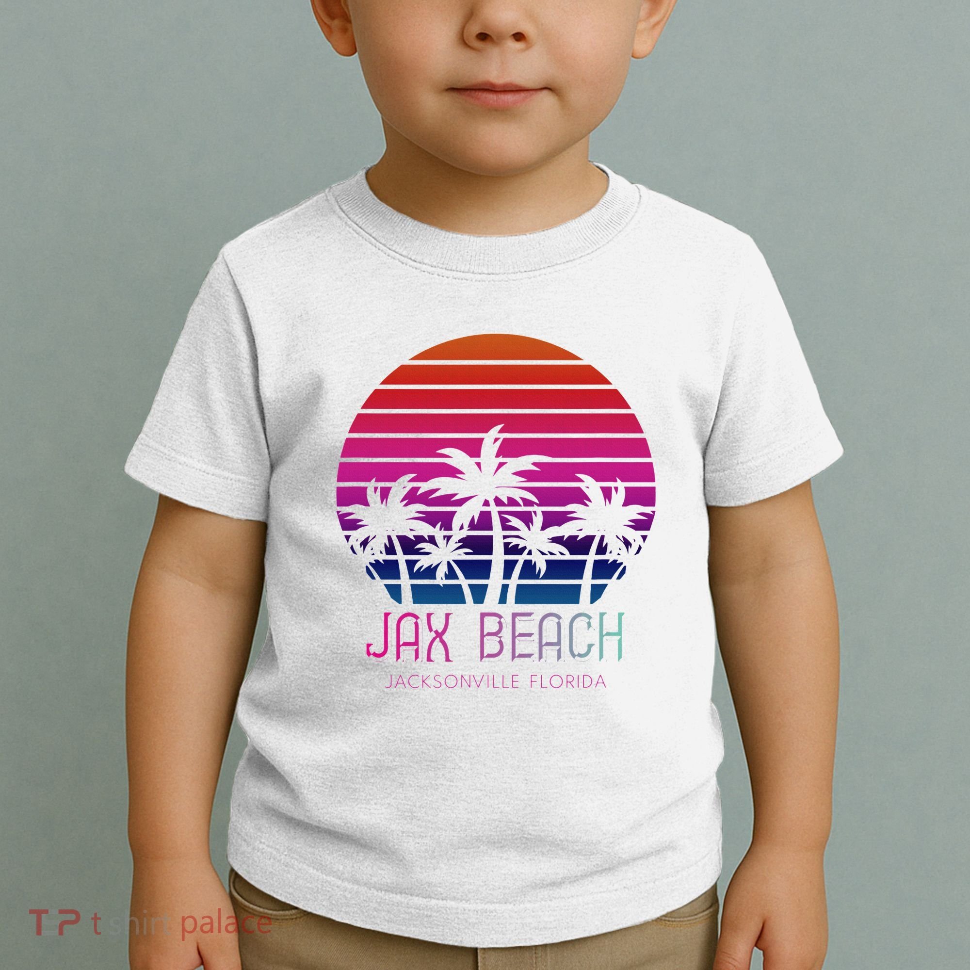 80s 90s Jacksonville Florida Vacation Jax Beach Toddler T-Shirt