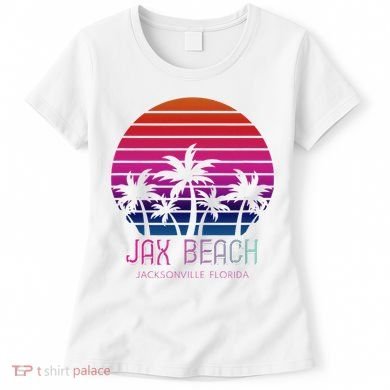 80s 90s Jacksonville Florida Vacation Jax Beach Women's T-Shirt