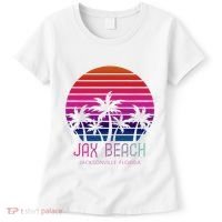 80s 90s Jacksonville Florida Vacation Jax Beach Women's T-Shirt thumb 0
