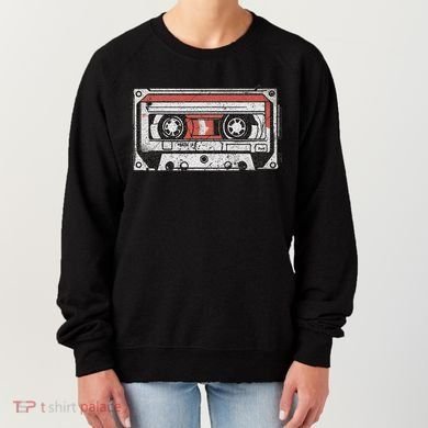 80s 90s Nostalgic Retro Cassette Tape Throwback Memories Women's Sweatshirt
