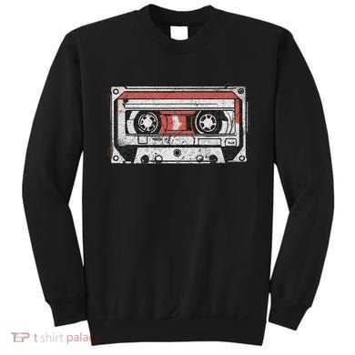 80s 90s Nostalgic Retro Cassette Tape Throwback Memories Sweatshirt
