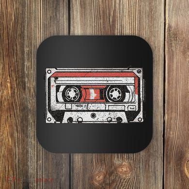 80s 90s Nostalgic Retro Cassette Tape Throwback Memories Coaster