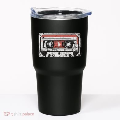 80s 90s Nostalgic Retro Cassette Tape Throwback Memories Tumbler