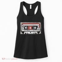 80s 90s Nostalgic Retro Cassette Tape Throwback Memories Women's Tank Top thumb 0