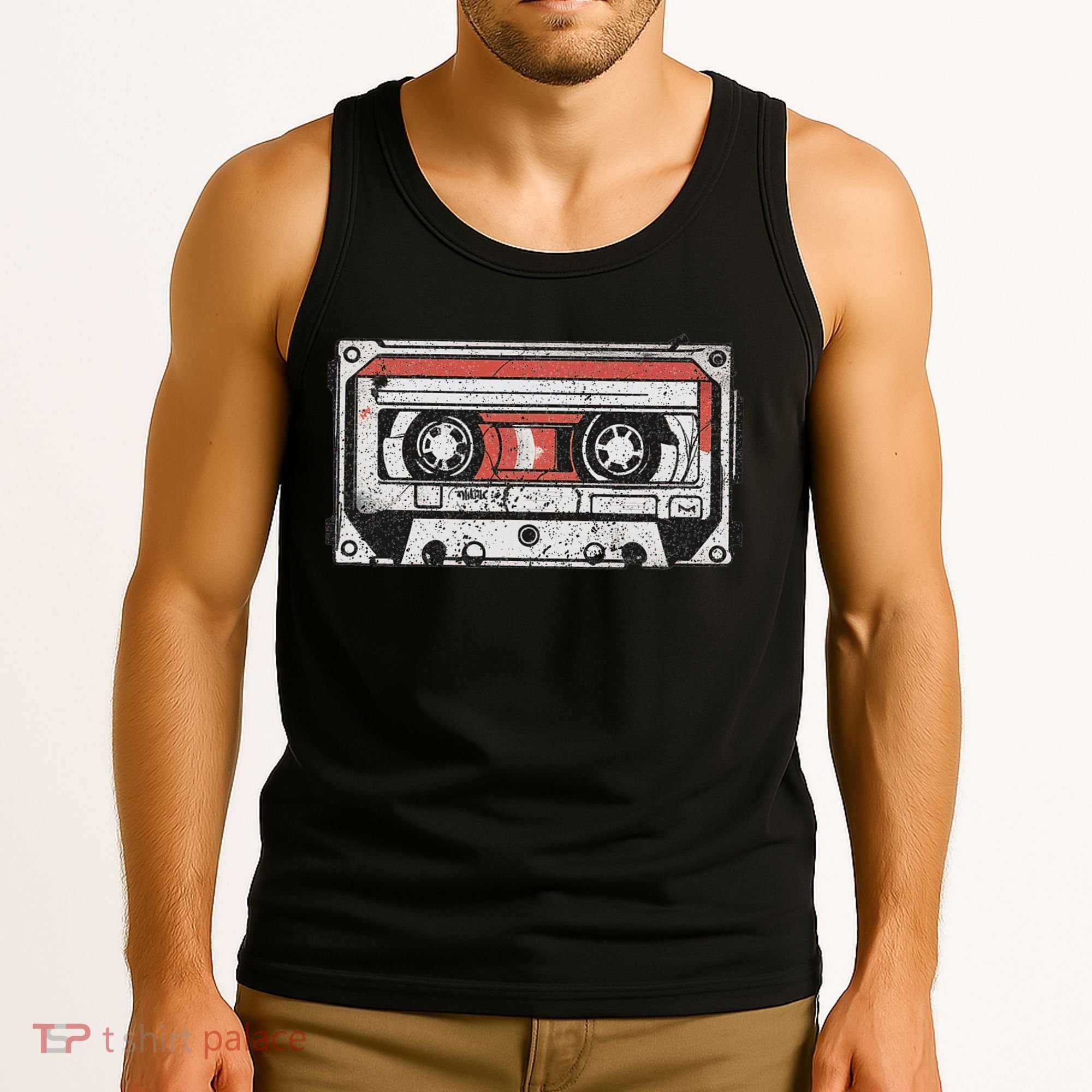 80s 90s Nostalgic Retro Cassette Tape Throwback Memories Tank Top