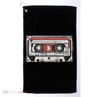 80s 90s Nostalgic Retro Cassette Tape Throwback Memories Golf Towel thumb 0