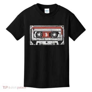80s 90s Nostalgic Retro Cassette Tape Throwback Memories Kids T-Shirt