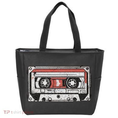80s 90s Nostalgic Retro Cassette Tape Throwback Memories Tote Bag