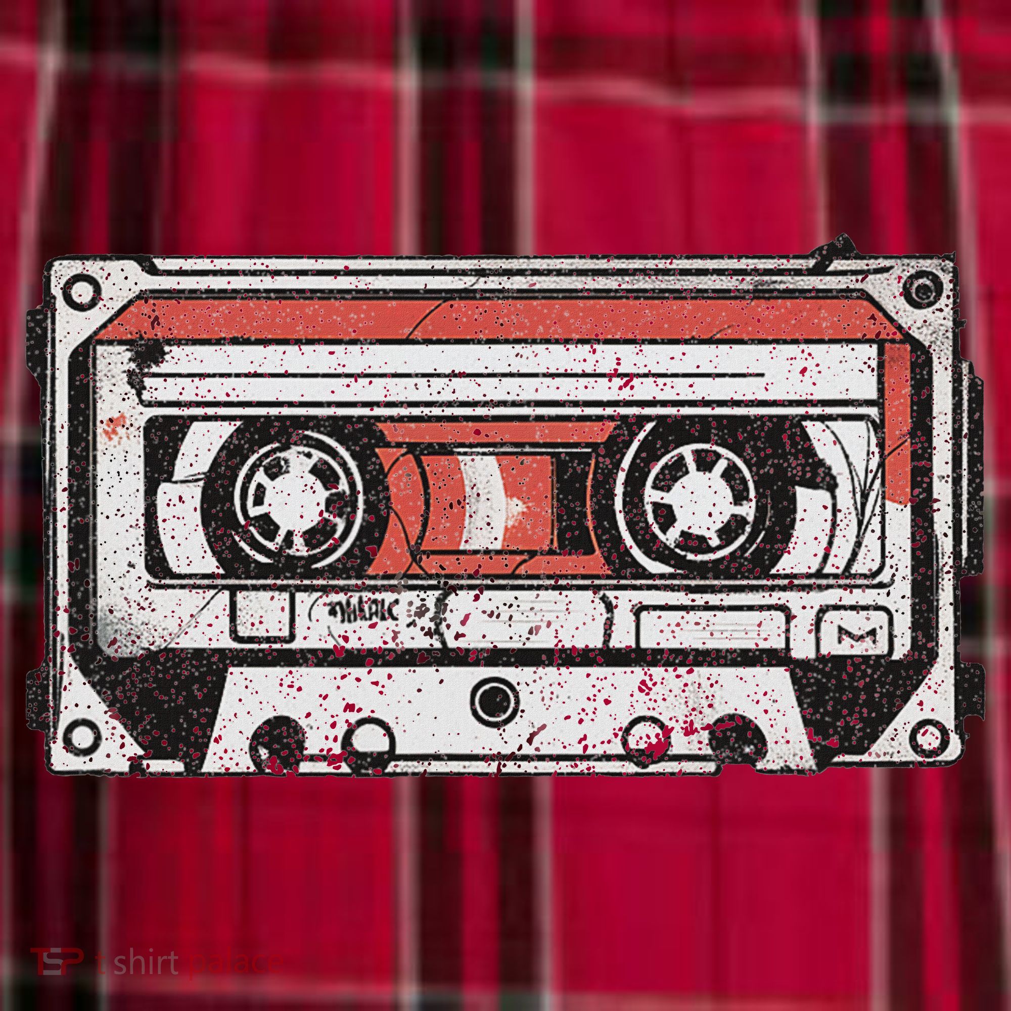 80s 90s Nostalgic Retro Cassette Tape Throwback Memories Men's Flannel Plaid Pajama Pants