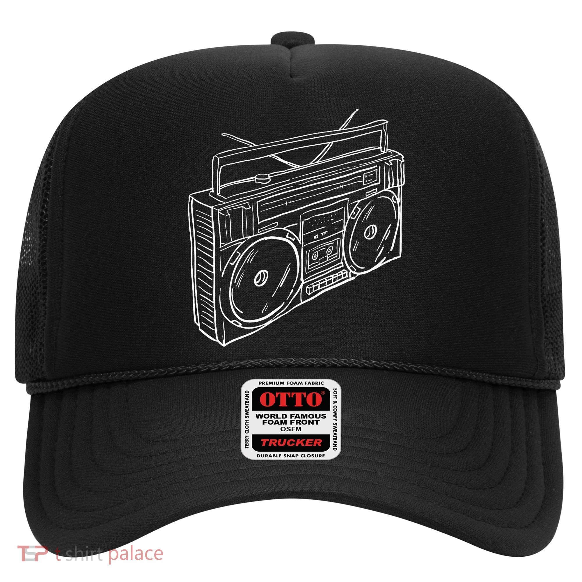 80s & 90s Old School Music Hip Hop Beatbox Boombox Hat