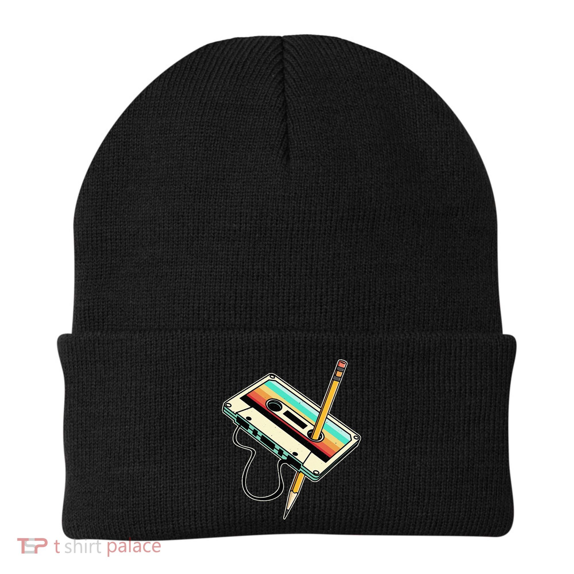 80s 90s Retro Party Costume Nostalgia Cassette Beanie