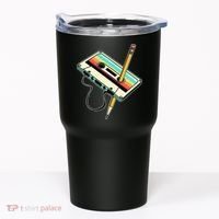 80s 90s Retro Party Costume Nostalgia Cassette Tumbler thumb 0