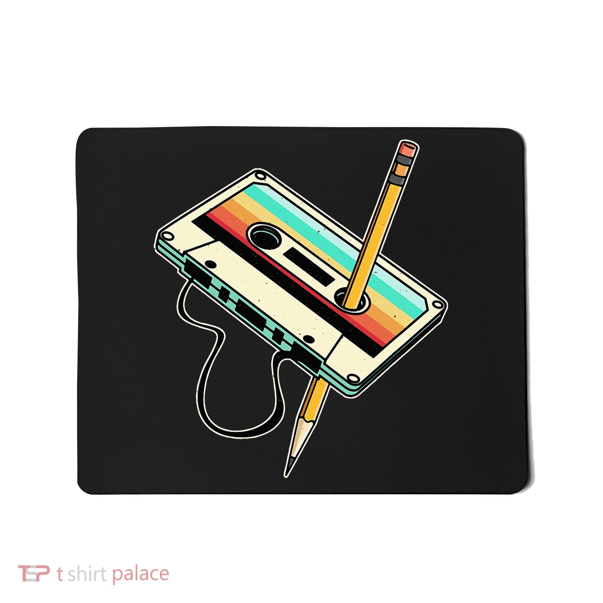 80s 90s Retro Party Costume Nostalgia Cassette Mousepad