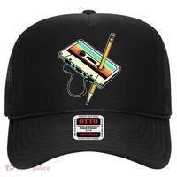 80s 90s Retro Party Costume Nostalgia Cassette Hat thumb 0