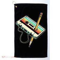 80s 90s Retro Party Costume Nostalgia Cassette Golf Towel thumb 0