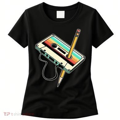 80s 90s Retro Party Costume Nostalgia Cassette Women's T-Shirt