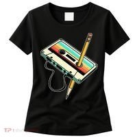 80s 90s Retro Party Costume Nostalgia Cassette Women's T-Shirt thumb 0
