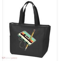 80s 90s Retro Party Costume Nostalgia Cassette Tote Bag thumb 3