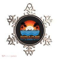 80s 90s Retro Sunset Distressed Craters Of The Moon National Monument Idaho Ornament thumb 0