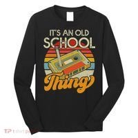 80s 90s Retro Oldschool Cassette Tape Music Women Long Sleeve Shirt thumb 0