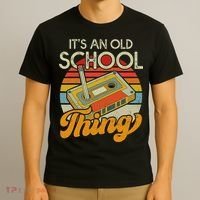 80s 90s Retro Oldschool Cassette Tape Music Women T-Shirt thumb 3