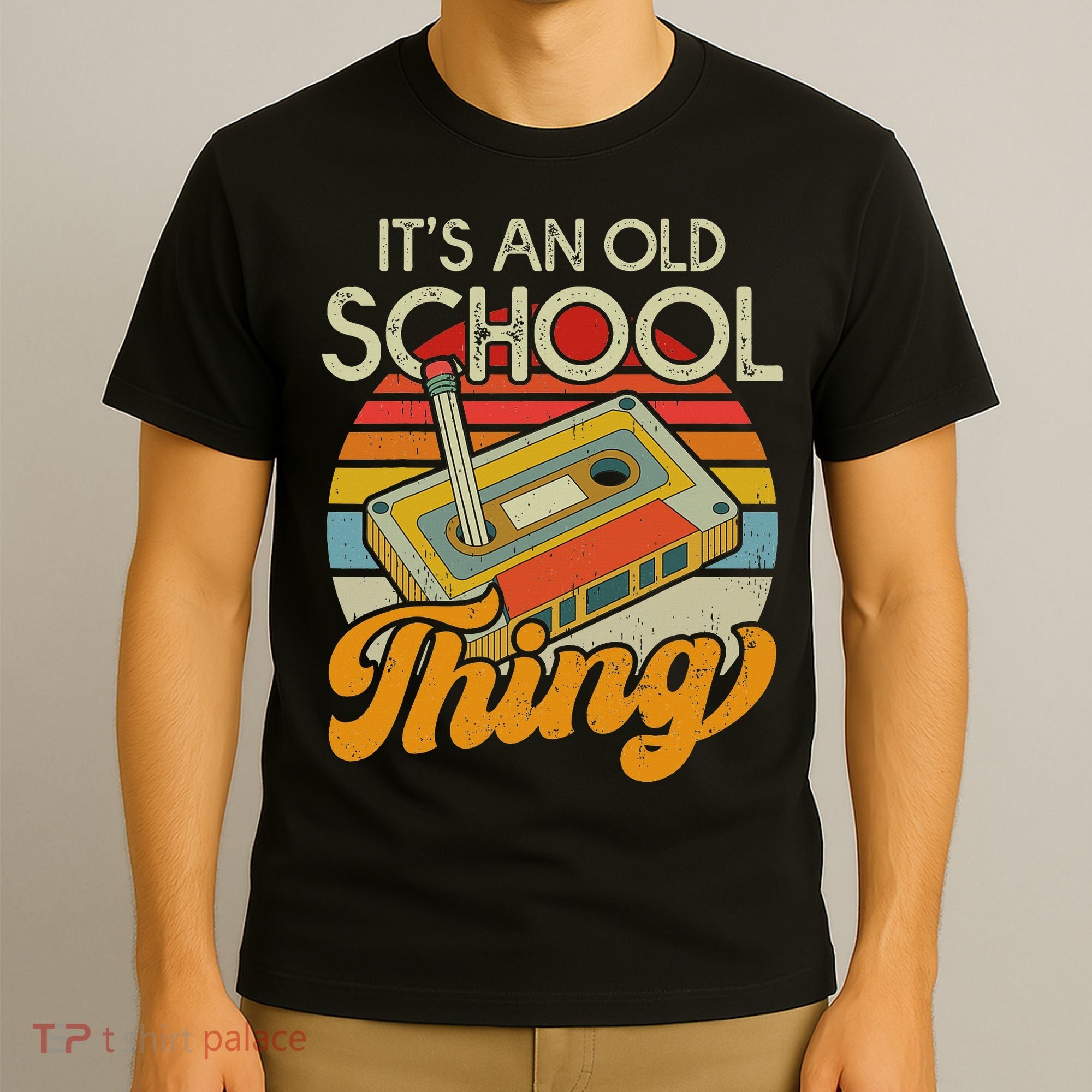 80s 90s Retro Oldschool Cassette Tape Music Women T-Shirt