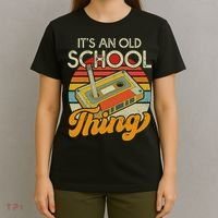 80s 90s Retro Oldschool Cassette Tape Music Women T-Shirt thumb 4