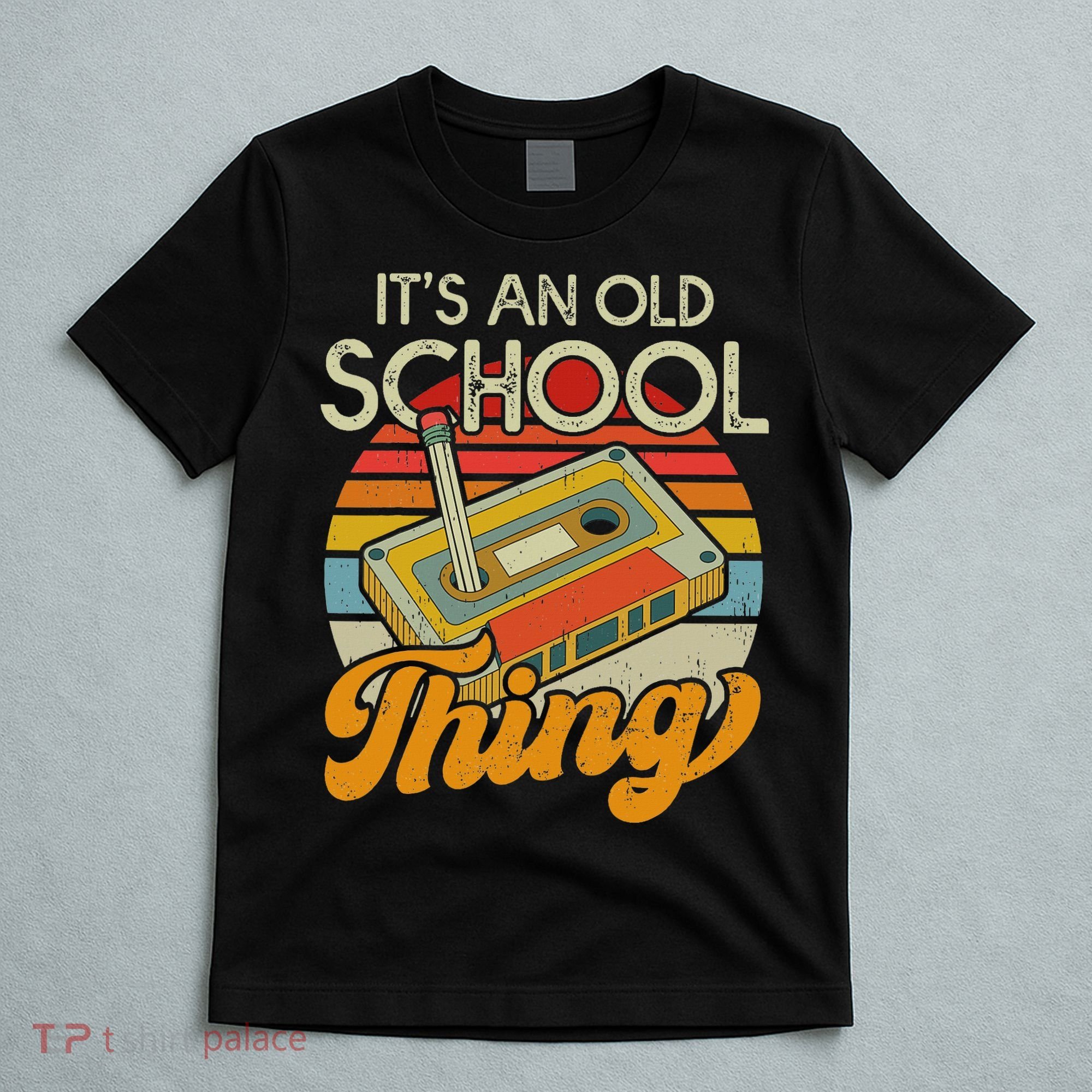 80s 90s Retro Oldschool Cassette Tape Music Women T-Shirt