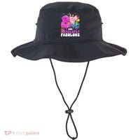 8th Axolotl Birthday Party Eight Year Old Axolotl Birthday Bucket Hat thumb 0