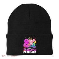 8th Axolotl Birthday Party Eight Year Old Axolotl Birthday Beanie thumb 0