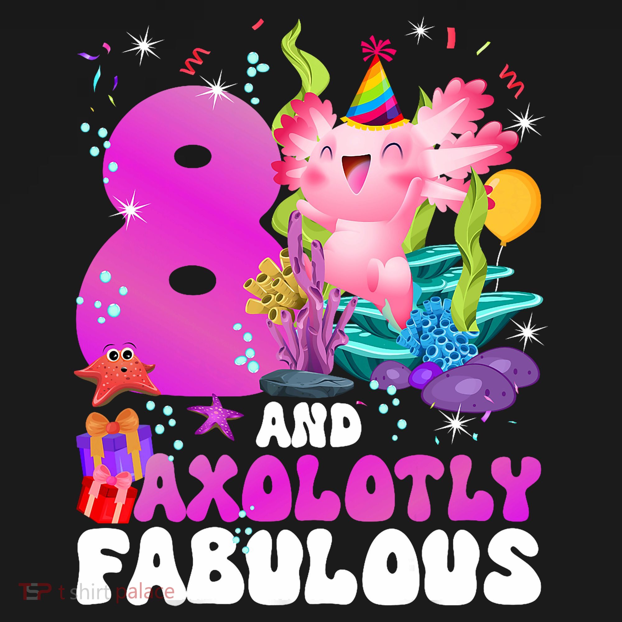 8th Axolotl Birthday Party Eight Year Old Axolotl Birthday Visor