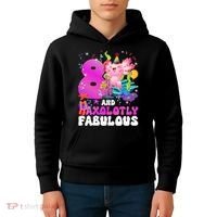 8th Axolotl Birthday Party Eight Year Old Axolotl Birthday Kids Hoodie thumb 4