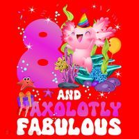 8th Axolotl Birthday Party Eight Year Old Axolotl Birthday Santa Hat thumb 1