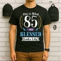 85 and Blessed 85th Birthday Gift for  Wo Shirt T-Shirt thumb 6