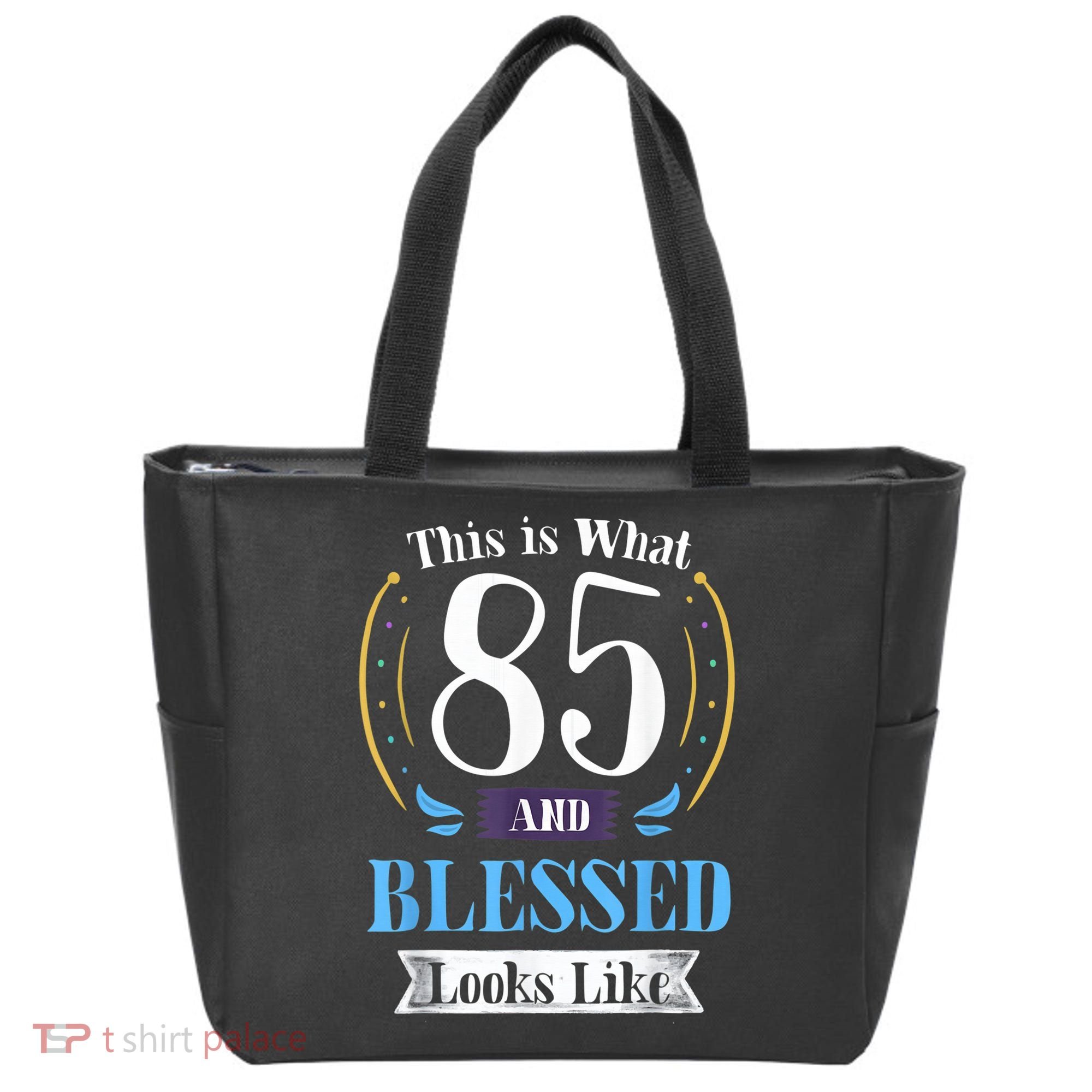 85 and Blessed 85th Birthday Gift for  Wo Shirt Tote Bag