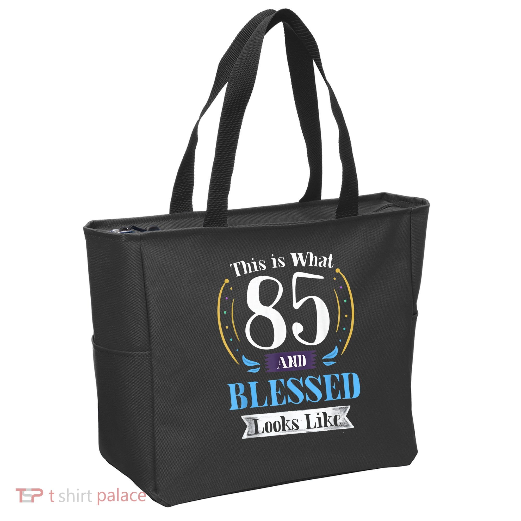 85 and Blessed 85th Birthday Gift for  Wo Shirt Tote Bag