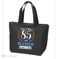 85 and Blessed 85th Birthday Gift for  Wo Shirt Tote Bag thumb 3