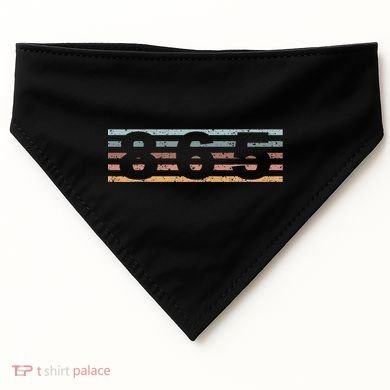865 Area Code Retro Tennessee Knoxville USA-Made Doggie Bandana