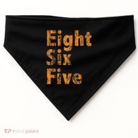 865 Area Code Tennessee Knoxville Eight Six Five Fan USA-Made Doggie Bandana thumb 0