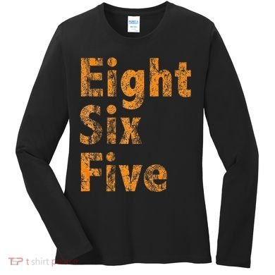 865 Area Code Tennessee Knoxville Eight Six Five Fan Women's Long Sleeve Shirt