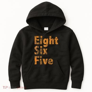 865 Area Code Tennessee Knoxville Eight Six Five Fan Kids Hoodie