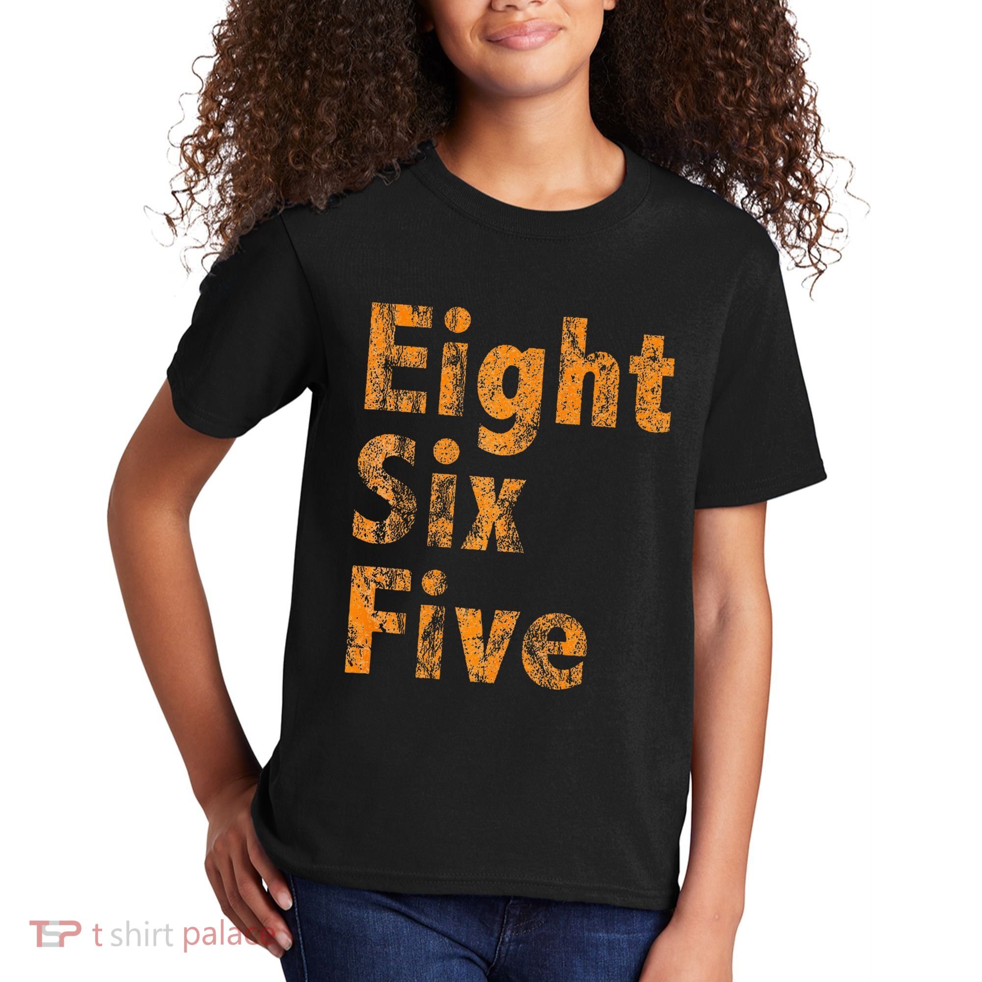 865 Area Code Tennessee Knoxville Eight Six Five Fan Kids T-Shirt