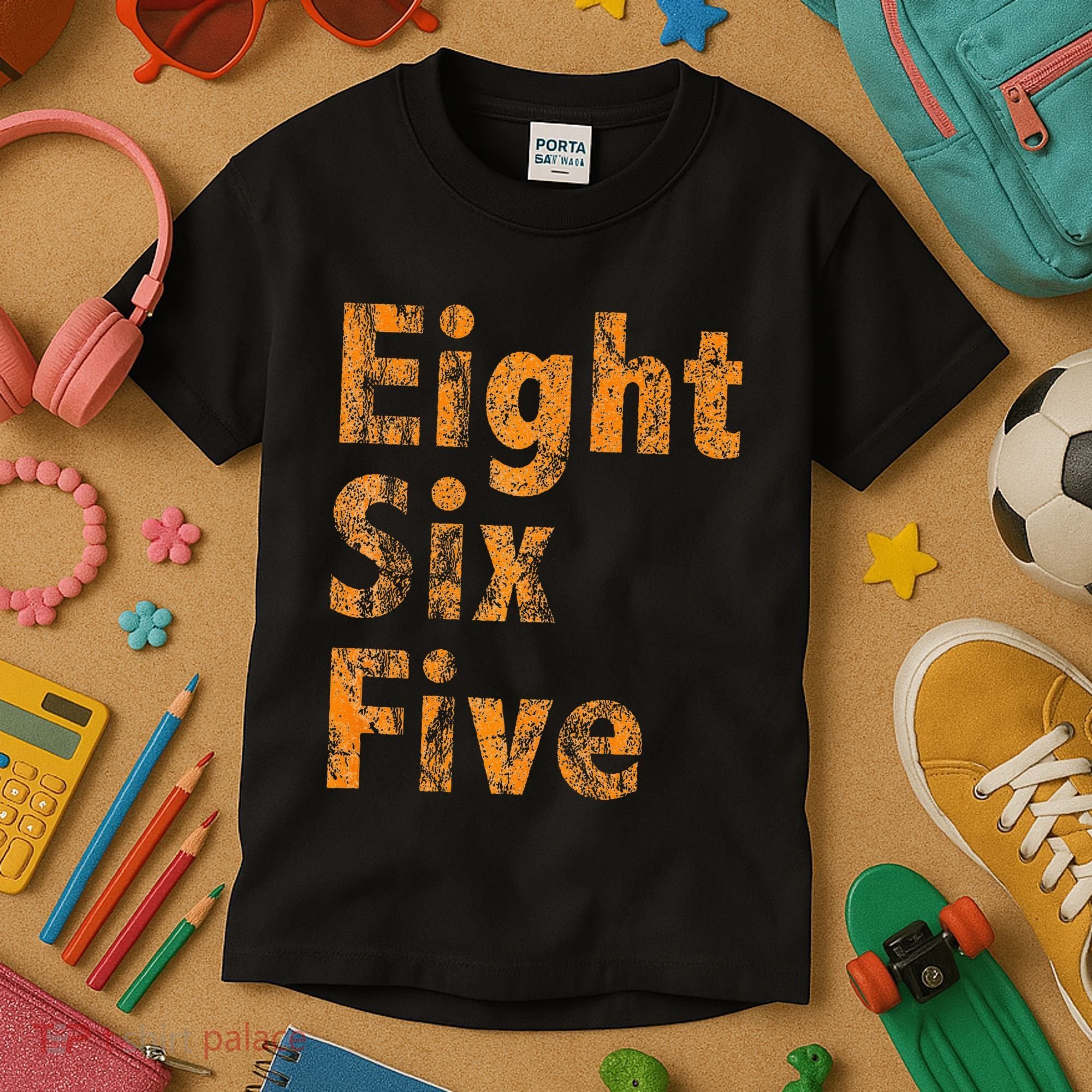 865 Area Code Tennessee Knoxville Eight Six Five Fan Kids T-Shirt