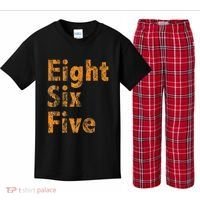 865 Area Code Tennessee Knoxville Eight Six Five Fan Kids Plaid Pajama Set thumb 0